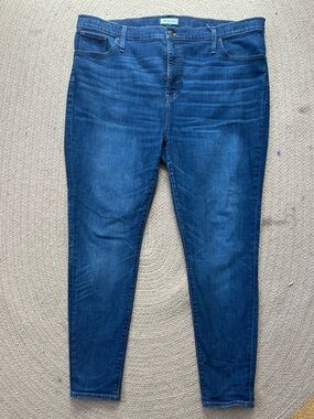 Madewell Plus Size 10” High Rise Dark Blue Women’s Skinny Jeans